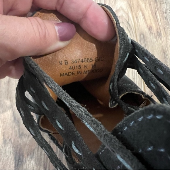 Frye Naomi Pickstitch Suede Gray Women’s Shootie Ankle Boots Booties - Picture 6 of 11